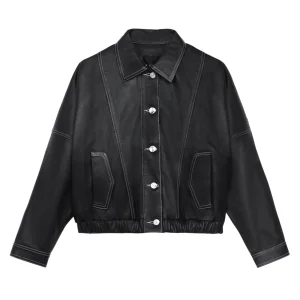 Bomber en cuir Joseph