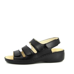 112 NOIR : Sandales semelles amovibles