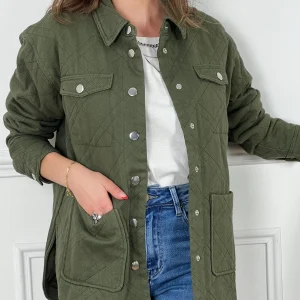 Veste matelassée kaki : Zao