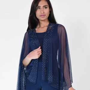 Châle de chiffon et strass