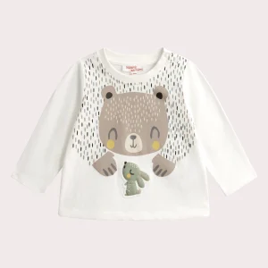 Tee Shirt Manches Longues Ecru