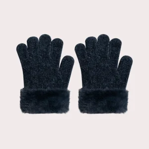 Gants marine pour fille
