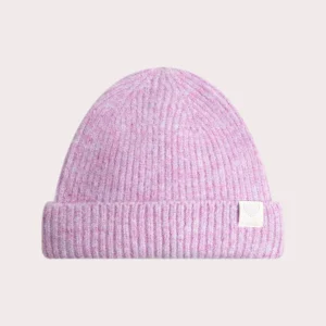 Bonnet violet chiné pour fille