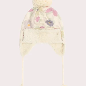 Chapka à motif fleuris pour fille