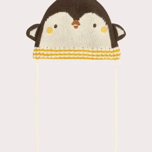Bonnet animation pingouin pour bébé garçon