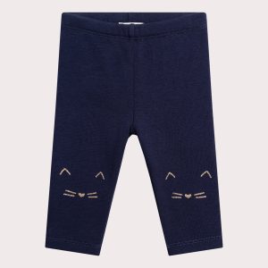Pantalon bleu marine pour bébé fille