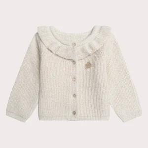 Cardigan écru pour bébé fille
