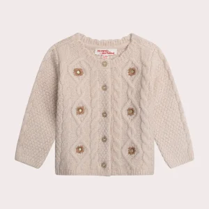 Cardigan chiné pour bébé fille