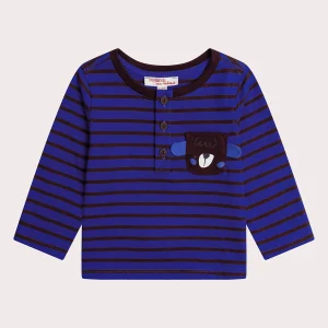 Tunisien rayé  pour bébé garçon