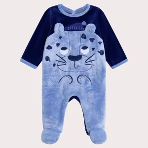 Grenouillère léopard pour bébé garçon