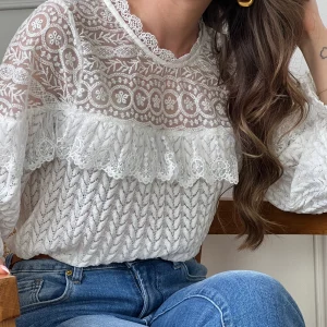 Blouse écrue : Kenza