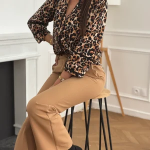 Pantalon camel : June