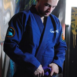 KIMONO JIU-JITSU BRESILIEN BLUE NAVY- LIMITED ÉDITION GURUM(ART)