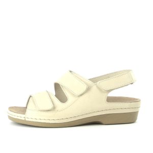 601 NUBUCK MANTEQUILLA : Sandales semelles amovibles