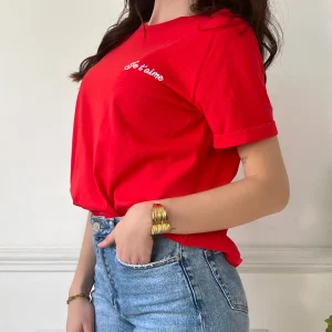 Tee-shirt rouge : Enea