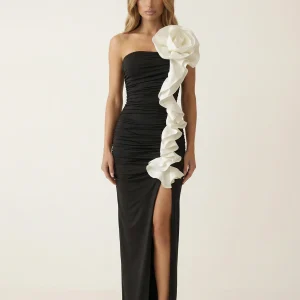 Capucine Robe Longue - Noir