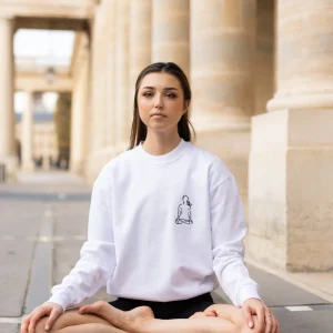 Sweat Lotus – Blanc