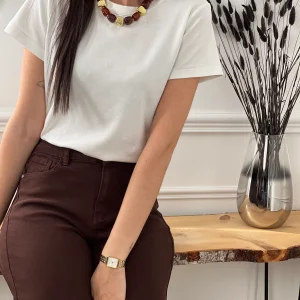 Tee-shirt blanc : Madalena