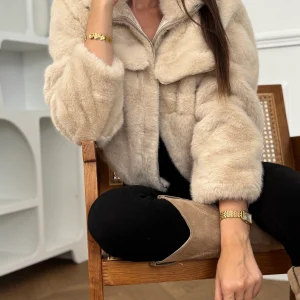 Veste beige douce : Lucia