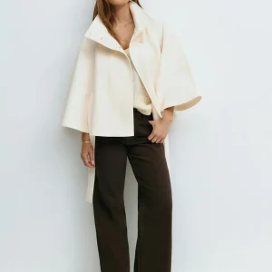 Capella Manteau Cape Court – Blanc