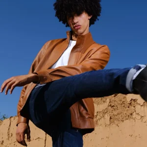 Blouson en cuir Joseph