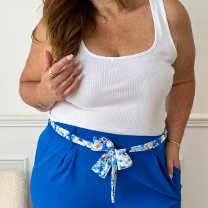 Débardeur écru sans manches : Ana