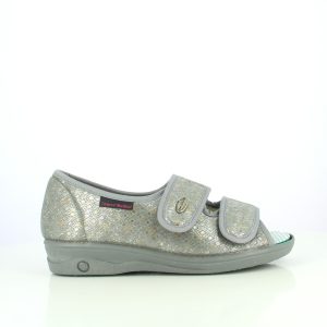 CALIN ELASTIQUE ARGENT : Chausson souple et confortable