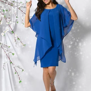 Robe courte à volants légers