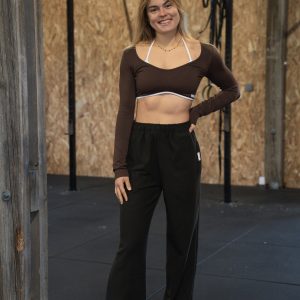 Pantalon jogging Flare noir