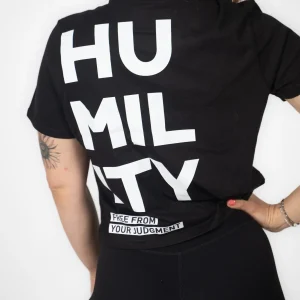 Top court boxy Vikings black “Humility”