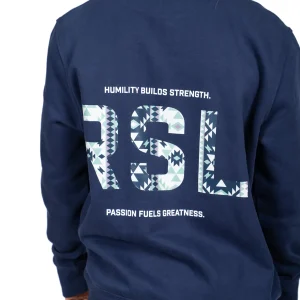 Pull mixte bio navy “RSL inca”