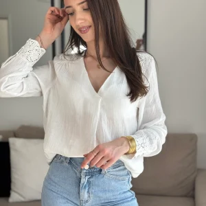 Blouse écrue : Solène