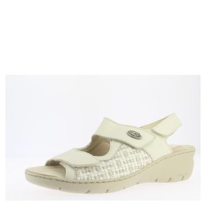 EVIAN HIELO : Sandales cuir à ouverture totale