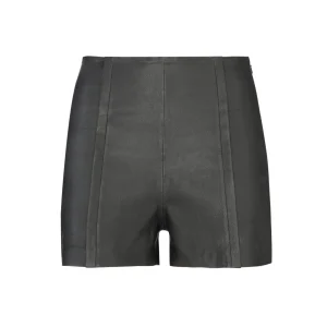Le short en cuir stretch Mia