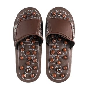 Pantoufles Thérapeutiques de Réflexologie Plantaire – Appareil de Massage Anti-Stress pour Pieds