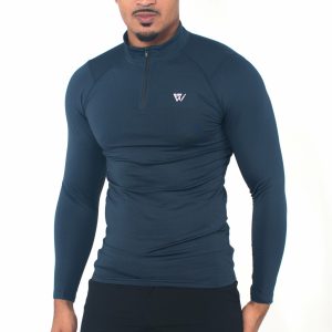 Haut Sport Gym manches longues (Bordeau, noir, blanc, vert)