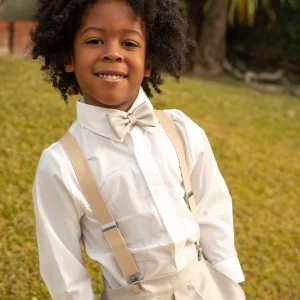 Ensemble 4 pièces pantalon-nouveau sable