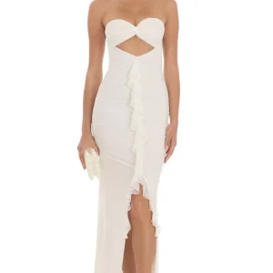 Maïssa Robe Longue - Ivoire