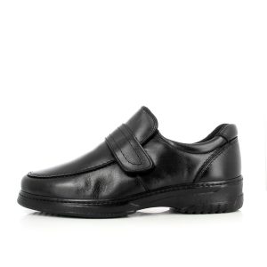 MARTIAL NOIR : Chaussures cuir souples et légères