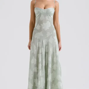 Mélanie Robe Longue - Vert