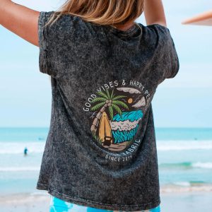 Top vintage “Good vibes”