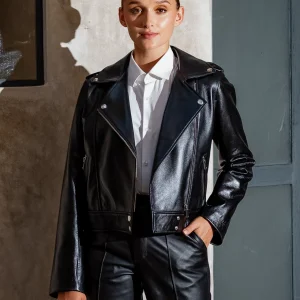 Kami perfecto en cuir verni