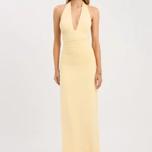 Elenya Robe Longue - Citron