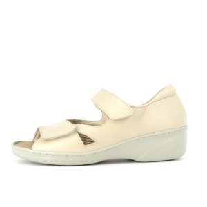 VEZON BEIGE : Sandales semelles amovibles