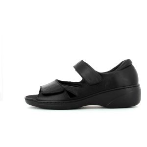 VEZON NOIR : Sandales semelles amovibles