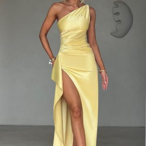 Ariel Robe Longue - Citron