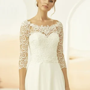 Top pour la mariée en dentelle