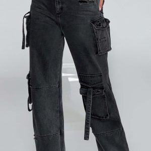 Brooklyn Pantalon Cargo - Noir