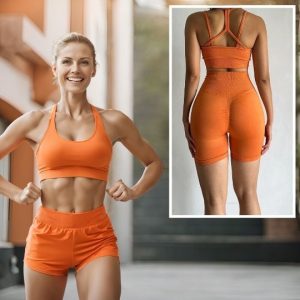 Ensemble Legging Sport Femme Respirant – Tenue Fitness Confort et Performance