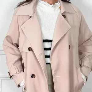 Trench rose clair : Marie